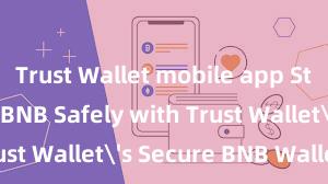 Trust Wallet mobile app Store Your BNB Safely with Trust Wallet's Secure BNB Wallet